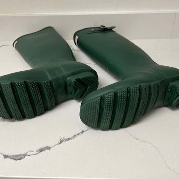 Womens Hunter Rain Boots Original Tall Hunter Green - Picture 3 of 8